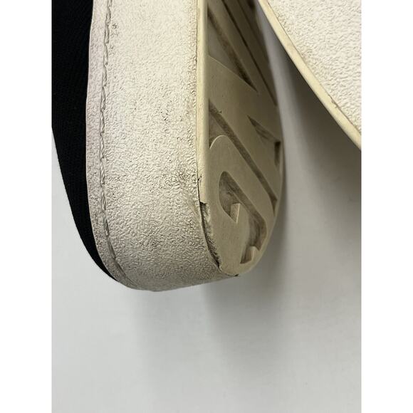 Opening Ceremony Black Platform Canvas Slip on Rubber Sole Sneakers Sz 40/9.5 - Picture 12 of 16